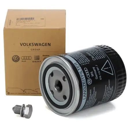 ORIGINAL Audi VW &Ouml;lfilter + Schraube A4 (B5 B6 B7) A6 (C5 C6) Passat (B5) V6 078115561J