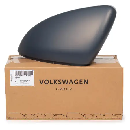 ORIGINAL VW Spiegelkappe Abdeckung Au&szlig;enspiegel Golf 7 PR-Nr. 6FF links 5G0857537E GRU