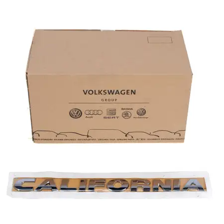 ORIGINAL VW Emblem Schriftzug CALIFORNIA Chrom T5 T6 hinten 7E7853687 739