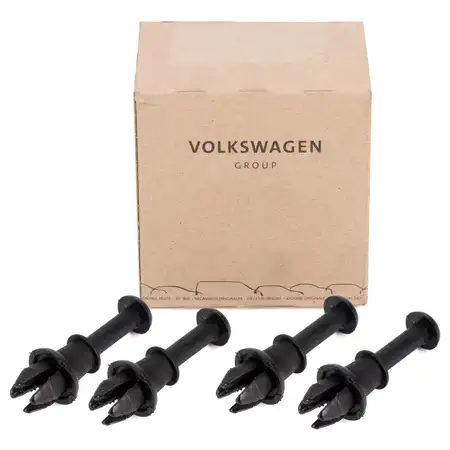 4x ORIGINAL VW Audi Seat Halter Haken Befestigung Hutablage Kofferraumabdeckung 1M6867574A