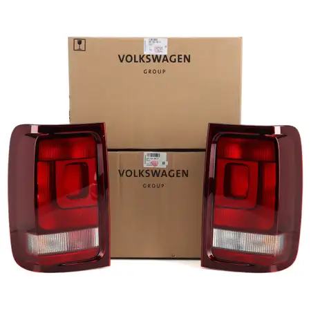 2x ORIGINAL VW R&uuml;ckleuchte Heckleuchte DARK LABEL Amarok links + rechts