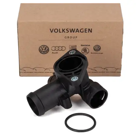 ORIGINAL VW AUDI Wasserflansch K&uuml;hlmittelflansch Passat B5.5 A4 B6 B7 A6 C5 06B121133D