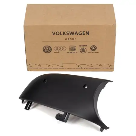 ORIGINAL VW Rahmen Blende Au&szlig;enspiegel T5 Caddy 3 4 Alltrack vorne rechts 7E1857604 9B9