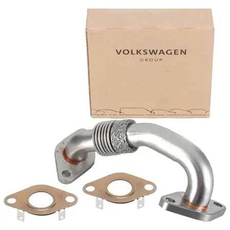 ORIGINAL VW Seat Rohrleitung AGR Ventil + Dichtung Set Sharan Alhambra 2.0 TDI 03G131521AE