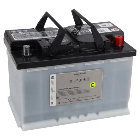 ORIGINAL VW Autobatterie Batterie Starterbatterie 12V 72Ah 380/640A 000915105DG