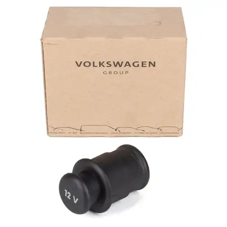 ORIGINAL VW Zigarettenanz&uuml;nder Attrappe 12 Volt 12V Blender Deckel Nachbildung