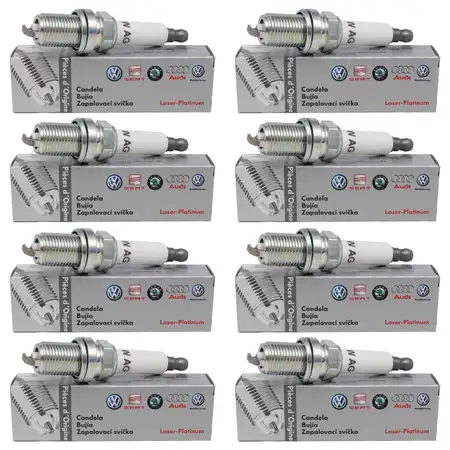 8x ORIGINAL Audi VW Z&uuml;ndkerze RS4 (B8) RS5 (8T 8F) R8 4.2 FSI quattro 06H905601A