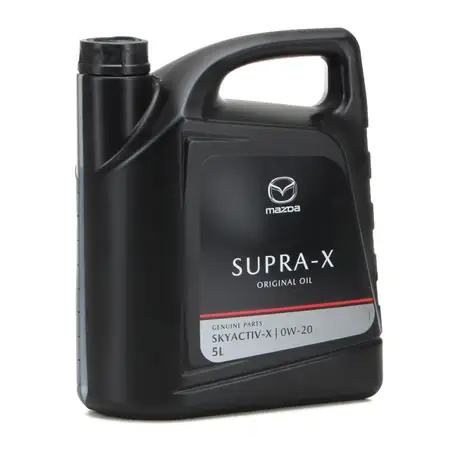 5L 5 Liter ORIGINAL Mazda Motor&ouml;l &Ouml;l Oil SUPRA-X 0W-20 0W20 BENZIN SKYACTIV-X