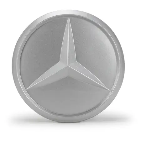 1x ORIGINAL Mercedes-Benz Nabendeckel Felgendeckel Barock &Oslash; 80mm SILBER 1074000025