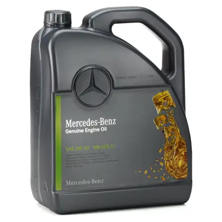 ORIGINAL Mercedes-Benz &Ouml;L Motor&ouml;l 5W-30 MB 229.51 5L 5 Liter 0009899701BRD4