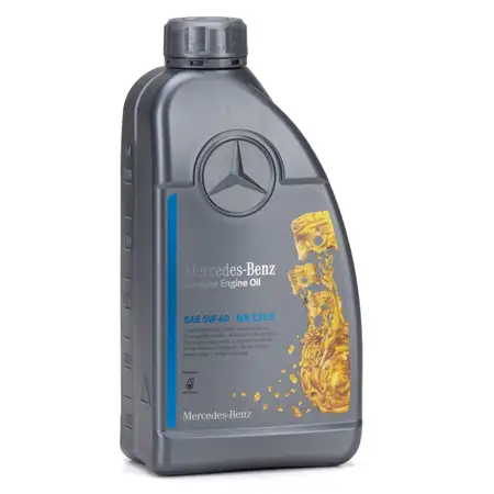 1L 1 Liter ORIGINAL Mercedes-Benz Motor&ouml;l &Ouml;L 5W40 5W-40 MB 229.5 000989920211