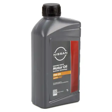 1L 1 Liter ORIGINAL Nissan 0W-20 SN/GF-5 Motor&ouml;l API SN ILSAC GF-5 KE900-90134