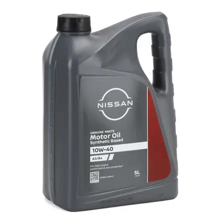 5L 5Liter ORIGINAL Nissan Motor&ouml;l &Ouml;l 10W-40 10W40 ACEA A3/B4 API SN/CF KE900-99942