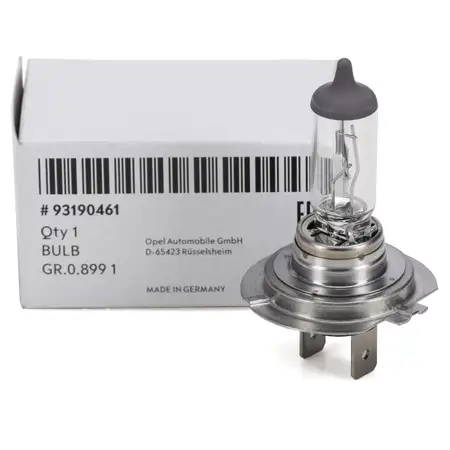 ORIGINAL GM / Opel Halogenlampe H7 12V 55W PX26D (1 St&uuml;ck) 93190461