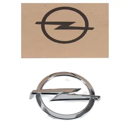 ORIGINAL Opel MOPAR Emblem Plakette Logo K&uuml;hlergrill Corsa E vorne 13399252