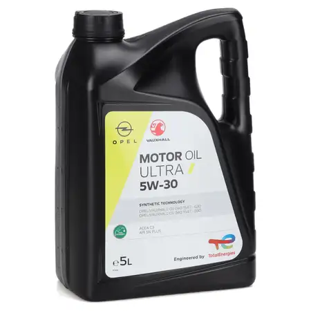 5L 5 Liter ORIGINAL OPEL Motor&ouml;l &Ouml;l ULTRA 5W30 OV 040 1547 -G30 / -D30 ACEA C3 1684530380