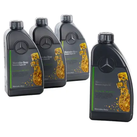 4L 4 Liter ORIGINAL Mercedes-Benz Motor&ouml;l &Ouml;l 5W-30 MB 229.51 000989320911