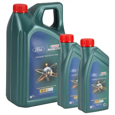 7L 7 Liter ORIGINAL Ford CASTROL MAGNATEC 5W-30 A5 Motor&ouml;l WSS-M2C913-C/D