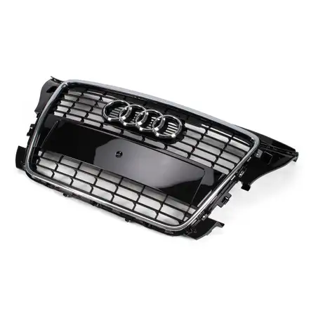 ORIGINAL Audi Gitter K&uuml;hlergrill Schwarz A3 8P Pr-Nr. 7X0 7X1 4ZB 4ZP 8P0853651M T94