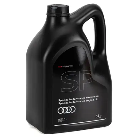 5L 5 Liter ORIGINAL AUDI Special Performance SAE 0W40 Motor&ouml;l 511.00 GA55579M4