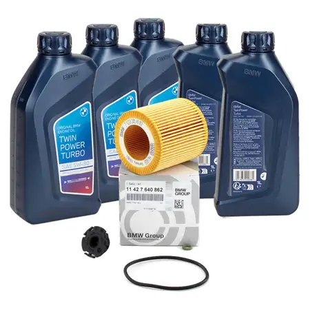 5L ORIGINAL BMW 5W-30 Motor&ouml;l + &Ouml;lfilter F20/21 F22/23 F30-34 F32-36 F10 N20 11427953125