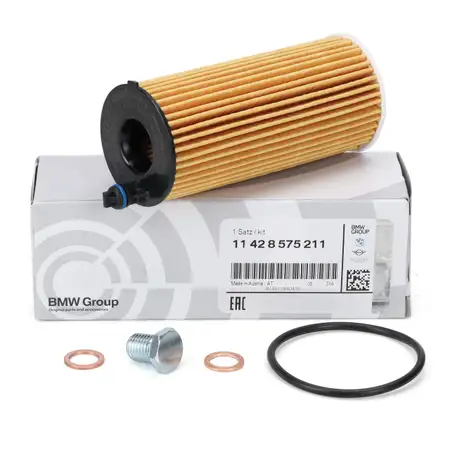 ORIGINAL BMW &Ouml;lfilter 11428575211 + Schraube 1er 2er 3er 4er 5er 6er 7er X3 X4 X5 Z4