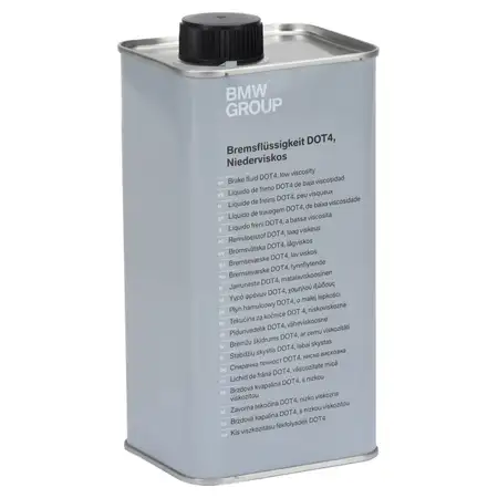 1L 1 Liter ORIGINAL BMW Bremsfl&uuml;ssigkeit DOT4 LV Niederviskos 83135A82511