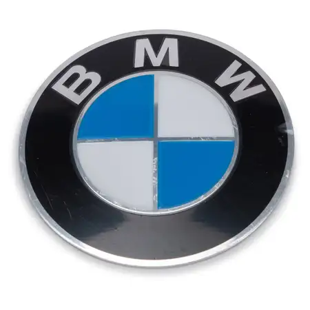 1x ORIGINAL BMW Emblem Logo Felgenaufkleber &Oslash; 64,5mm 1er 3er 5er X1 X5 X6 36136767550