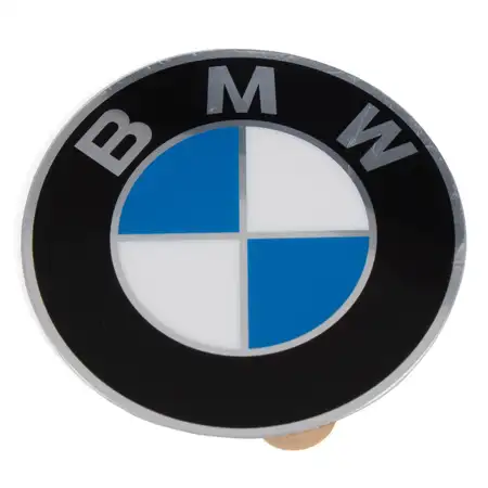 1x ORIGINAL BMW Emblem Logo Felgenaufkleber Kappe &Oslash; 60mm 36131181105