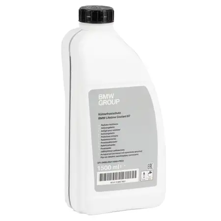 1,5L 1,5 Liter ORIGINAL BMW K&uuml;hlerfrostschutz Konzentrat BLAU / GR&Uuml;N 83515A6CDD7