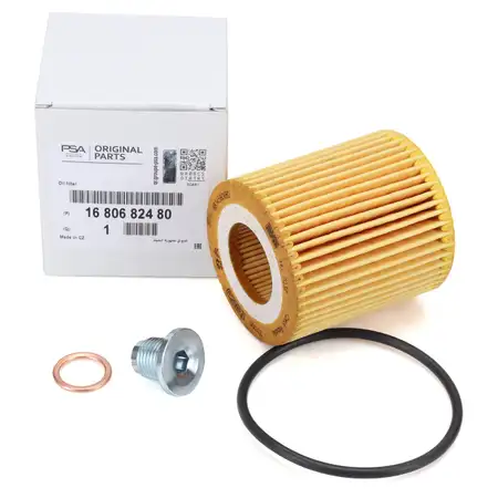 ORIGINAL PSA OPEL &Ouml;lfilter + Schraube C3 C4 Astra L Corsa F Mokka 208 308 508 1.5 BlueHDi