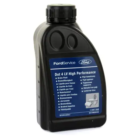 ORIGINAL Ford Bremsfl&uuml;ssigkeit DOT 4 LV High Performance 500ml 1847946