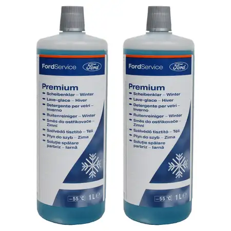 2L ORIGINAL Ford PREMIUM Scheibenklar Winter Frostschutz Waschanlage 1920087