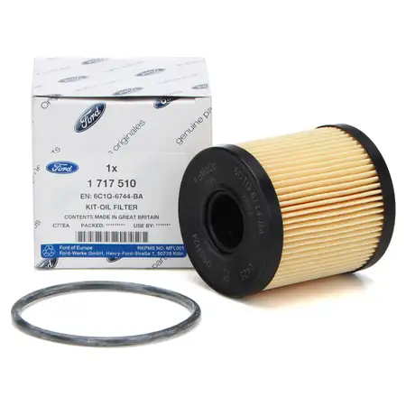 ORIGINAL Ford &Ouml;lfilter Motor&ouml;lfilter inkl. Dichtung Focus Mondeo Transit 1717510