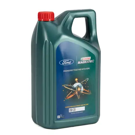 5L 5 Liter ORIGINAL Ford CASTROL MAGNATEC 0W20 Motor&ouml;l WSS-M2C954-A1 15F704