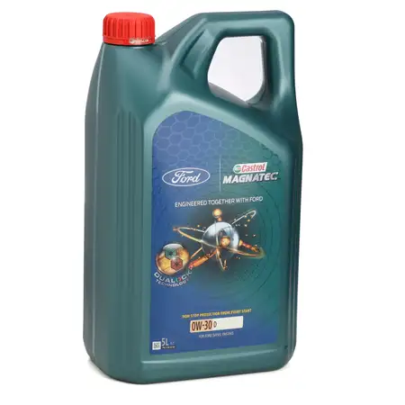 5L 5 Liter ORIGINAL Ford CASTROL MAGNATEC 0W-30 D Motor&ouml;l &Ouml;l WSS-M2C950-A 15F60C