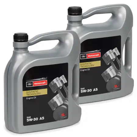 10L 10 Liter ORIGINAL Ford MOTORCRAFT A5 Motor&ouml;l &Ouml;l 5W-30 5W30 WSS-M2C913 15F1CF