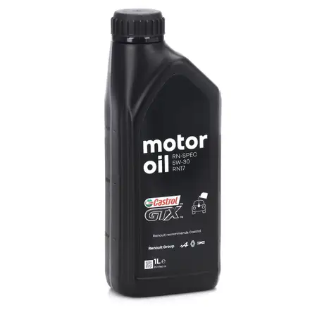 1L 1 Liter ORIGINAL Renault Motor&ouml;l &Ouml;l CASTROL GTX RN-SPEC 5W30 RN17 7711943679