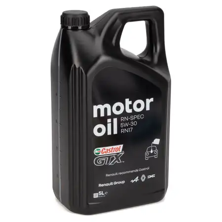 5L 5 Liter ORIGINAL Renault Motor&ouml;l CASTROL GTX RN-SPEC 5W30 RN17 7711943681