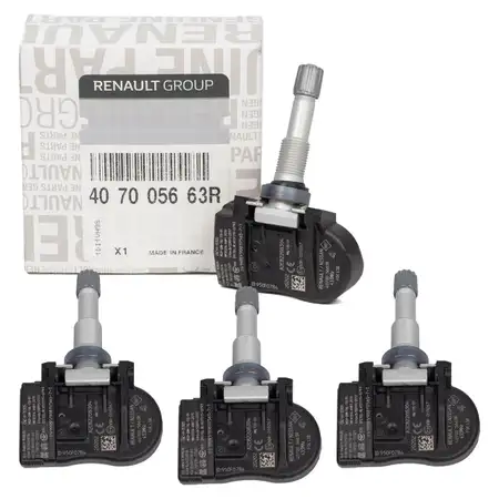 4x ORIGINAL Renault Reifendrucksensor Captur Clio 4 Megane 3 4 Scenic 4 Zoe 407005663R