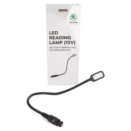 ORIGINAL Skoda LED Leseleuchte 20 Lumen f&uuml;r Autos mit 12V-Steckdose 000069690L