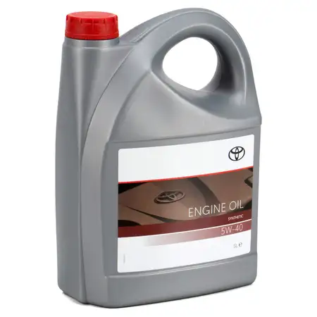 5L 5 Liter ORIGINAL Toyota Motor&ouml;l &Ouml;l SYNTHETIC 5W-40 API SM / CF 08880-80835