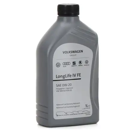 ORIGINAL VW Motor&ouml;l &Ouml;l 0W-20 LONGLIFE IV FE 508.00 509.00 GS60577M2 - 1 Liter