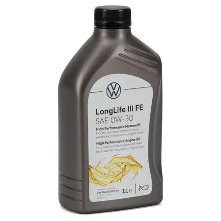 ORIGINAL VW Motor&ouml;l &Ouml;l 0W-30 LONGLIFE III FE 504.00 507.00 GS55545C2 - 1 Liter