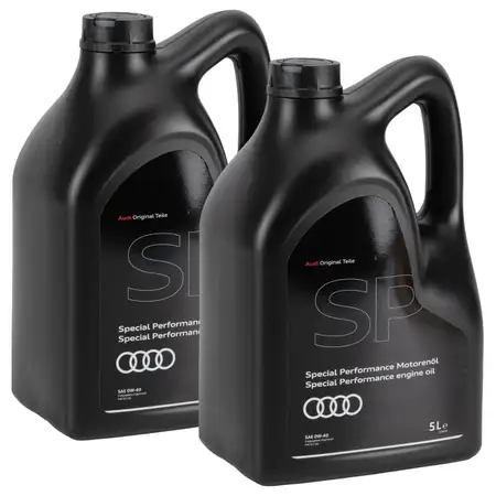 10L 10 Liter ORIGINAL AUDI Special Performance SAE 0W40 Motor&ouml;l 511.00 GA55579M4