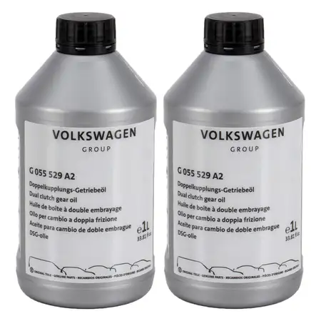 2L 2 Liter ORIGINAL Audi VW Getriebe&ouml;l Doppelkupplungsgetriebe&ouml;l DSG G055529A2