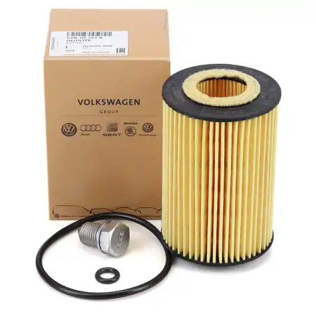 ORIGINAL VW &Ouml;lfilter + Schraube Golf 7 Passat B8 Polo 6 Tiguan Touran T6 1.6/2.0 TDI