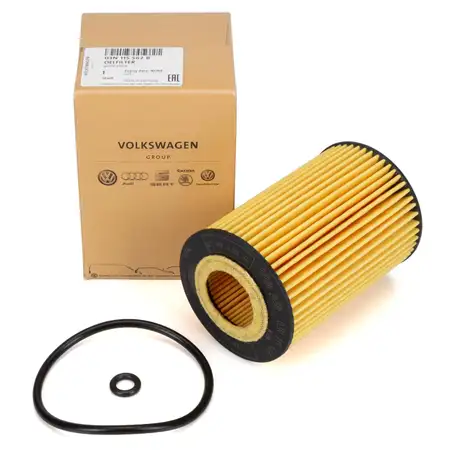 ORIGINAL Audi VW &Ouml;lfilter Motor&ouml;lfilter inkl. Dichtung 1.6TDI 2.0TDI 03N115562