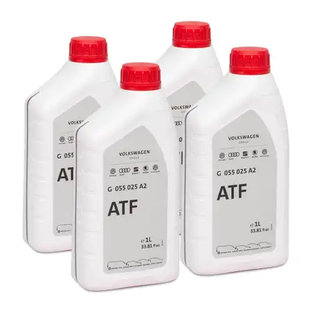 4L 4 Liter ORIGINAL VW Audi ATF Getriebe&ouml;l 6-Gang Automatikgetriebe G055025A2