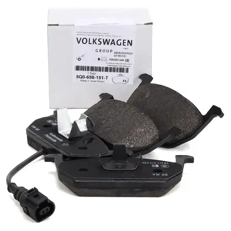 ORIGINAL AUDI VW Bremsbel&auml;ge Bremskl&ouml;tze A3 8V GOLF 7 Seat Leon vorne 5Q0698151C